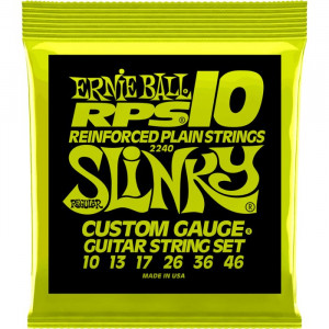 ERNIE BALL 2240 REGULAR SLINKY - SNAREN 010-046 REINFORCED NICKELWOUND