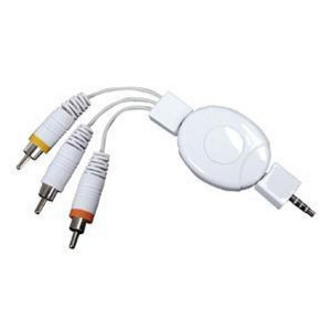 KONIG IPD-CABLE30 - KABEL VIDEO 3.5MM4R->3XRCA IPOD