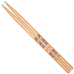 VIC FIRTH 5BN TERRA - DRUMSTOKKEN HICKORY NYLON TIP