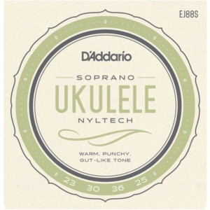 D'ADDARIO EJ88S NYLTECH - SNAREN UKELELE SOPRAAN G-C-E-A TUNING