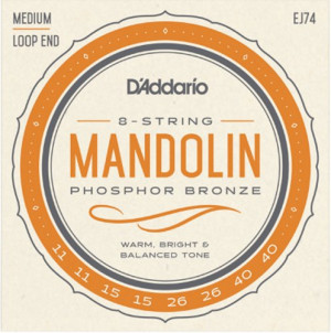 D'ADDARIO EJ74 PHOSPHOR BRONZE MEDIUM - SNAREN MANDOLINE