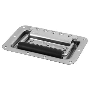 MONACOR MZF-1015 RECESSED HANDLE - HANDVAT METAAL VERZONKEN 154 X 102 X 20 MM