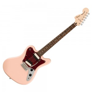 SQUIER PARANORMAL SUPER-SONIC LRL TSPG SHP - GITAAR ELEKTRISCH SHELL PINK LAUREL FINGERBOARD