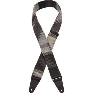 FENDER ZION STRAP GRAY AZTEC - GITAARRIEM 2" 5CM GEWEVEN KATOEN