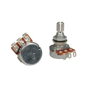 ALPHA ALPS500-B49 SPLIT SHAFT POTENTIOMETER SMALL 16MM - POTMETER 500K LIN TONE M7X0, 75 DRAAD