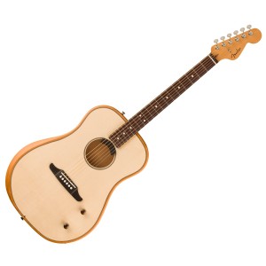 FENDER HIGHWAY SERIES DREADNOUGHT NATURAL - GITAAR WESTERN ROSEWOOD FINGERBOARD + EQ & GIGBAG