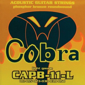 COBRA CAPB-11-L LIGHT - SNAREN WESTERN 011-050 PHOSPHOR BRONZE ROUNDWOUND
