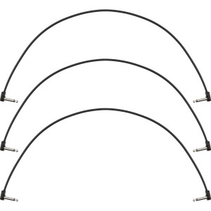 FENDER BLOCKCHAIN PATCH CABLES 24" 3-PACK - KABEL 2X JACK HAAKS PLAT 60CM