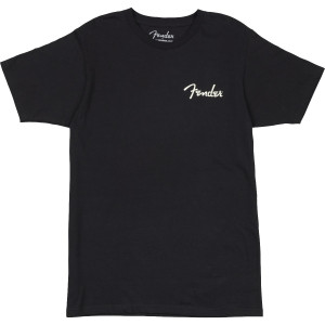 FENDER TEE 9193828606 X LARGE - T-SHIRT SUPPORT YOUR LOCAL GUITAR PLAYER BLACK XL