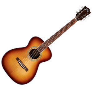 GUILD M-260E DELUXE ARCHBACK EDGE BURST - GITAAR WESTERN CONCERT SOLID SPRUCE TOP + PICKUP