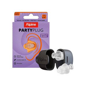 ALPINE PARTY PLUG CONCERT TRANSPARANT (1 FILTER) - GEHOOR BESCHERMING - OORDOPJES 3 MATEN
