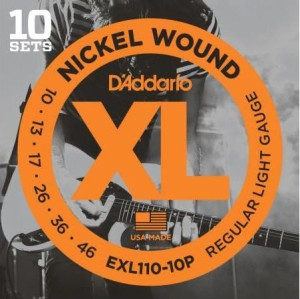 D'ADDARIO EXL110 10 PACK - SNAREN 010-046 NICKELWOUND