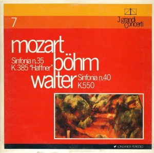 MOZART, BOHM, WALTER - SINFONIA N.35 K.385 "HAFFNER" / N.40 K.550 -VINYL-