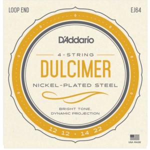 D'ADDARIO EJ64 4-STRING - SNAREN DULCIMER 012-012-014-022W