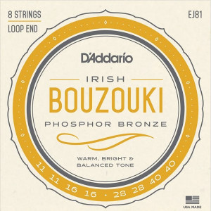 D'ADDARIO J81 - SNAREN BOUZOUKI IERS 11-16-28-40