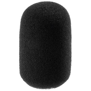 MONACOR WS-100/SW WINDSHIELD BLACK FOAM - WINDKAP MICROFOON 18X32 MM DIAMETER 6-8 MM ZWART