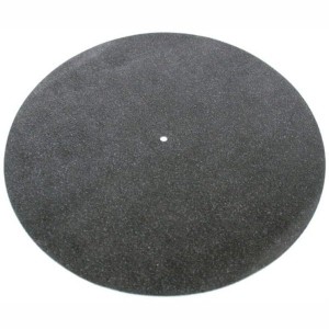 TONAR 5978 BLACK LEATHER TURNTABLE MAT