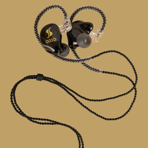 STAGG SPM-435 BLACK/GOLD - HOOFDTELEFOON IN-EAR 4 DRIVERS STAGE MONITOR