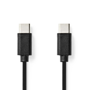 NEDIS CCGL60700BK10 - KABEL USB C - USB C 2.0 1 METER