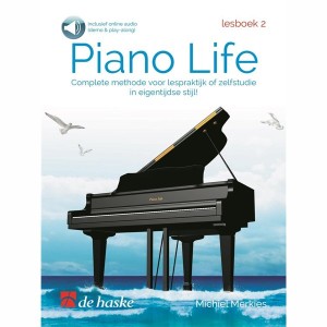 MERKIES, MICHIEL - PIANO LIFE - LESBOEK 2 + AUDIO ONLINE