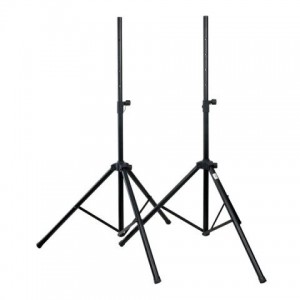 DAP D8324 ALUMINIUM ZWART - STANDAARD LUIDSPREKER 2X IN TAS