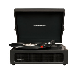 CROSLEY VOYAGER  BLACK - PLATENSPELER KOFFERMODEL BLUETOOTH IN & OUT