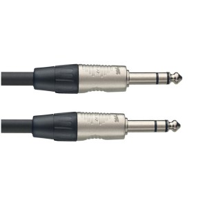 STAGG NPC060SR DELUXE REAN - KABEL PATCH JACK 6.3 STEREO 60CM
