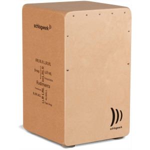 SCHLAGWERK CP80 - CAJON RUDIMENTS NATUREL BERKEN / HOUTVEZEL