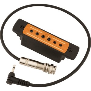 FENDER MESQUITE ACOUSTIC SOUNDHOLE PICKUP - ELEMENT KLANKGAT HUMBUCKER + EINDPIN JACK