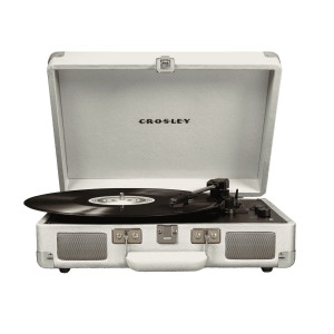 CROSLEY CRUISER PLUS - WHITE SAND - PLATENSPELER KOFFERMODEL BLUETOOTH IN & OUT