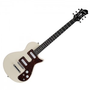 HAGSTROM METROPOLIS S 15 - GITAAR ELEKTRISCH CREME SINGLE COIL