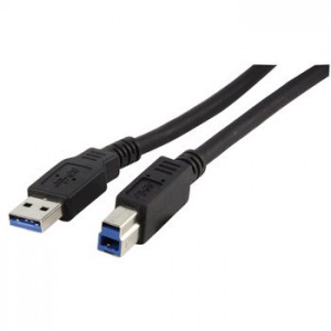 CABLE-1130-1.8 - KABEL USB 3.0 A - B MALE 1.8MTR