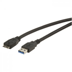 CABLE-1132-1.8 - KABEL USB 3.0 A - MICRO B 1.8 MTR