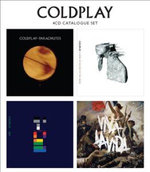 COLDPLAY - 4 CD CATALOGUE SET - PARACHUTES / RUSH OF BLOOD / X & Y / VIVA LA VIDA