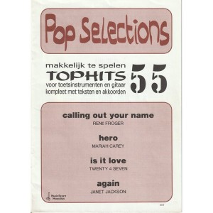 BLADMUZIEK - POPSELECTIONS 55