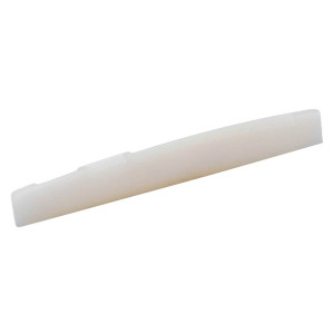 BOSTON BBS-4U BRIDGE SADDLE UNBLEACHED BONE - BRUGZADEL BEEN 77.5X10X2.7MM FOLK 14" ARCHED