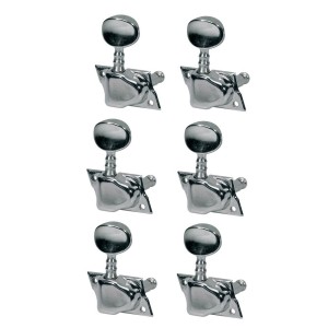 BOSTON 057-L - MECHANIEKEN GITAAR 6 LINKS NICKEL 6 stuks