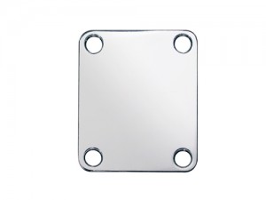 BOSTON NP-64-C NECK MOUNTING PLATE CHROME - HALSPLAAT RECHTHOEK 64.2X51MM CHROOM