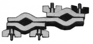 Gibraltar SC-BGC basis klem (Basic grabber clamp) met 2 grijpers. 