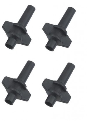 4-pack Gibraltar SC-TCWN 8mm schroefdraad kunststof vleugelmoeren