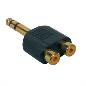 BOSTON AT-250 - ADAPTER JACK 6.3 STEREO-2X RCA FEM