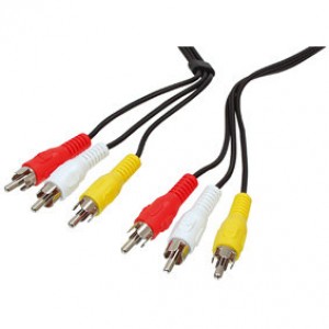 CABLE-521/10 - KABEL 3XRCA-3XRCA 10 MTR