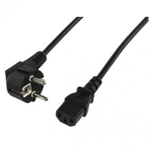 NEDIS CEGL10000BK50 - KABEL VOEDING RANDAARDE IEC-320-C13 5.0MTR