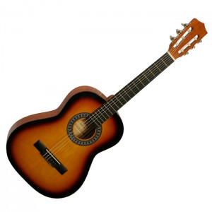 Gomez 036/VSB driekwart Spaans / klassieke gitaar met nylon snaren in de kleur Vintage Sunburst