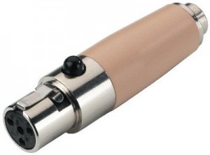 MONACOR NTA-4SH - ADAPTER JACK 3.5 F - MINI XLR 4-POL