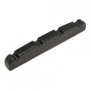 GRAPH TECH PT-1214-00 BLACK TUSQ NUT - TOPKAM JAZZ BASS 4 39.5X4.75X3.25MM