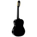 Achterkant van de A.MARTINEZ MTC-083-B BLACK - GITAAR KLASSIEK 3/4 MODEL ZWART
