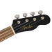 Headstock van de FENDER VENICE UKE BLK WN - UKELELE SOPRAAN BLACK WALNUT FINGERBOARD