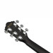 Headstock van de IBANEZ VC44CE-WK OPEN PORE - GITAAR WESTERN CONCERT WEATHERED BLACK + EQ CA