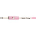 Close up van de plug van de FENDER X HELLO KITTY 18.6' CABLE PINK - KABEL JACK 6.3 5.5 METER ROZE